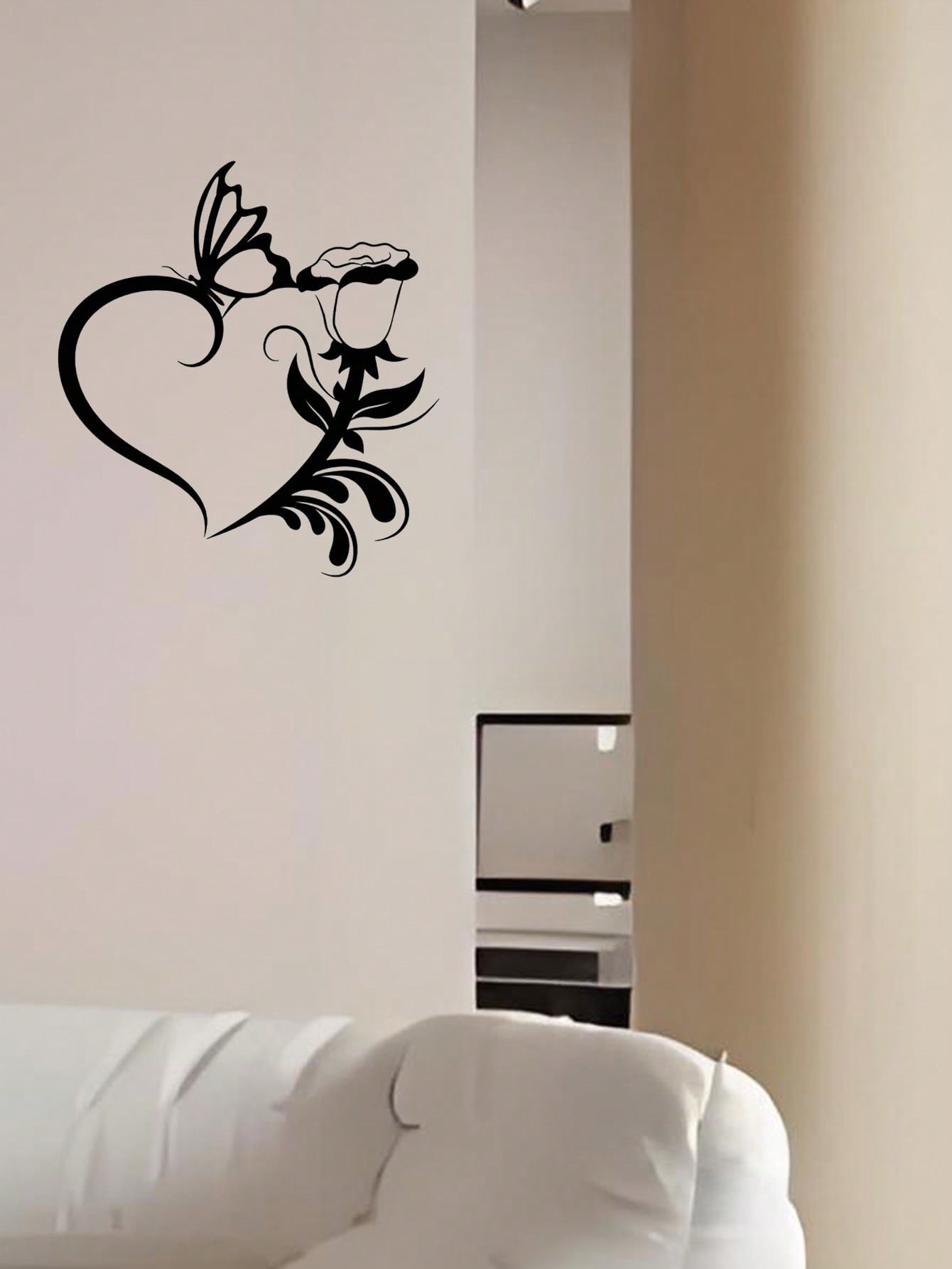 1 Pc Heart Flower Metal Wall Decoration Is The Best Gift Of Love, Suitable For Bedrooms, Living Rooms And Other Spaces, Very Suitable For Valentine's Day And Other Festivals, The Most Perfect Wall Decoration For Couples ,Valentine's Day