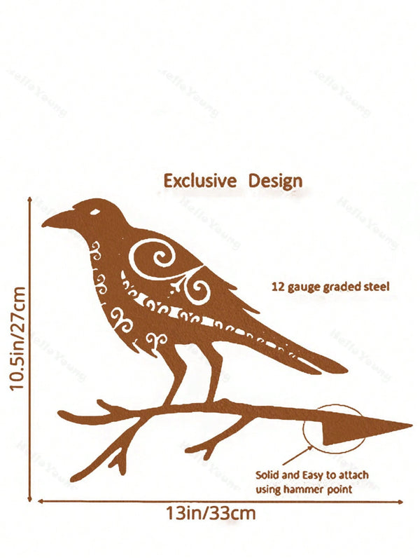 A charming animal-shaped metal tree ornament, a beautiful gardening ornament, suitable for a variety of courtyard and garden decorations, creates an artistic atmosphere in the garden, and is an excellent gift choice.