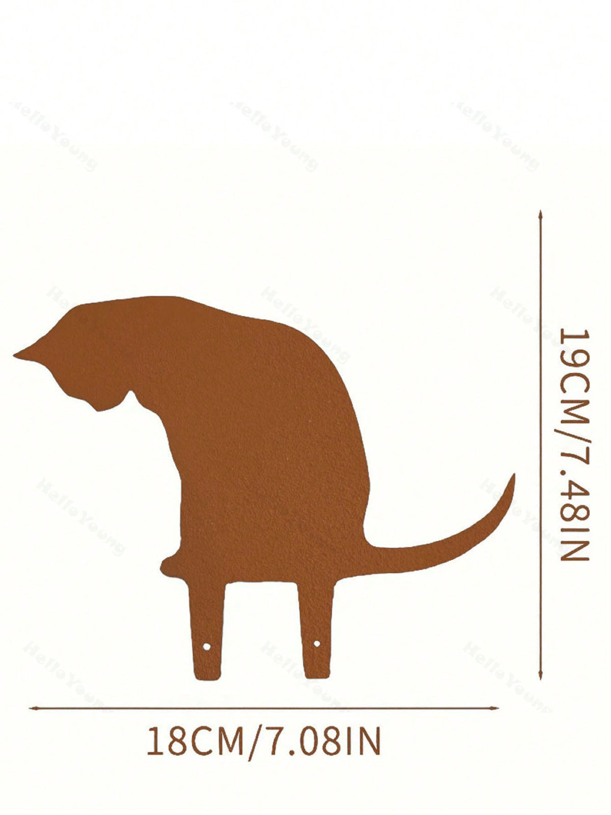 “1 件柯基犬剪影镂空墙饰 - 乡村户外家居花园装饰，小型动物爱好者的完美花园插牌装饰”