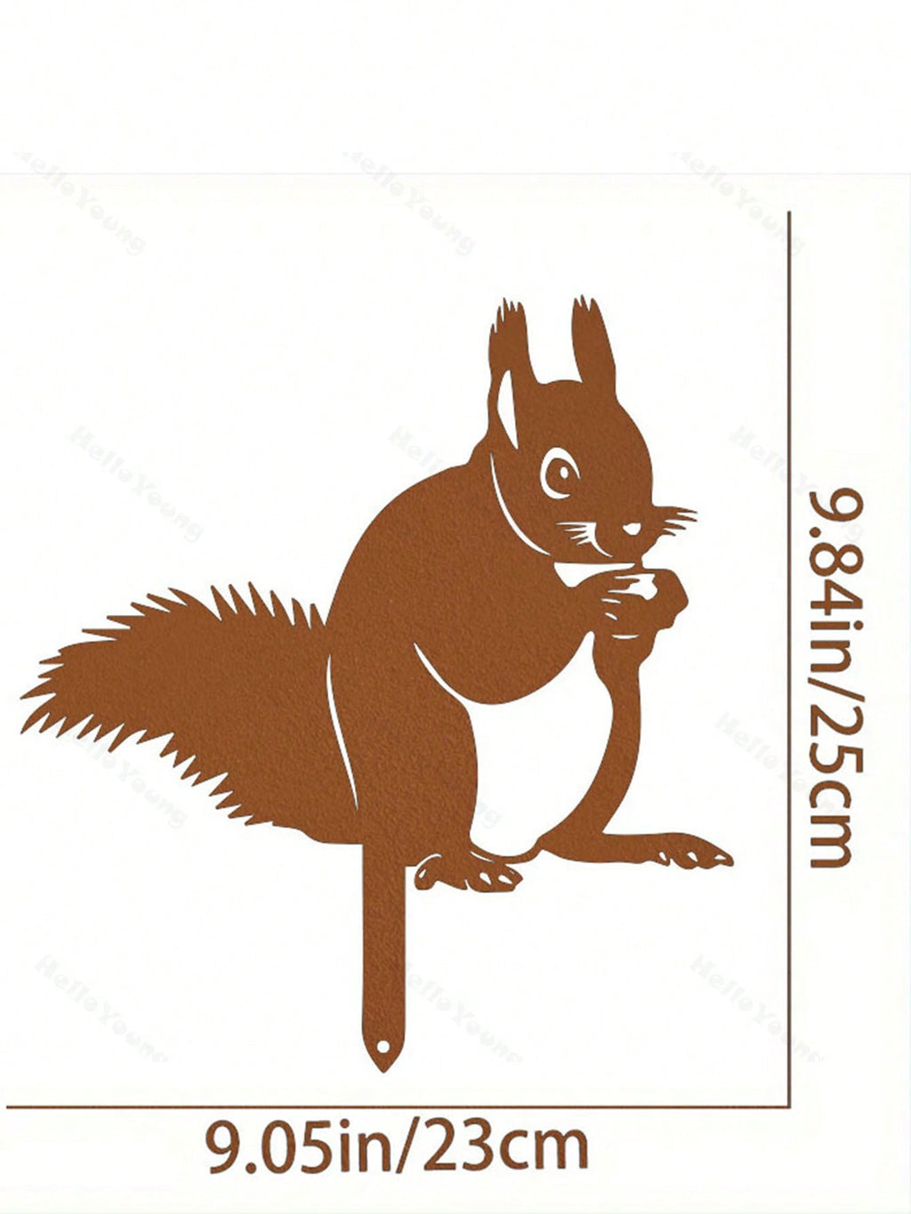 "1 Corgi Silhouette Hollow Wall Decor - Rural Outdoor Home Garden Decor, Perfect Garden Decor for Small Animal Lovers"