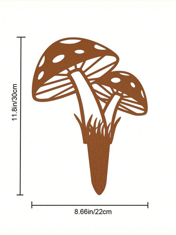 This adorable mushroom-shaped metal floor plug set makes stunning garden decorations. They are suitable for a variety of patio and garden settings, adding an artistic touch and making great gifts.