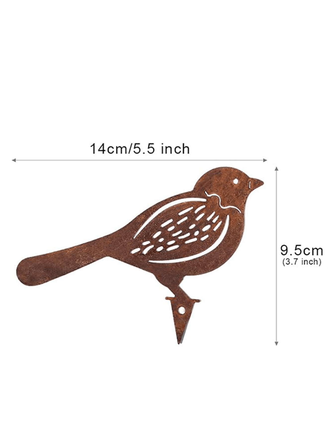 1 件可爱动物主题金属地钉，精美花园装饰品，适合任何庭院或花园，以艺术优雅提升空间格调，顶级礼品之选。