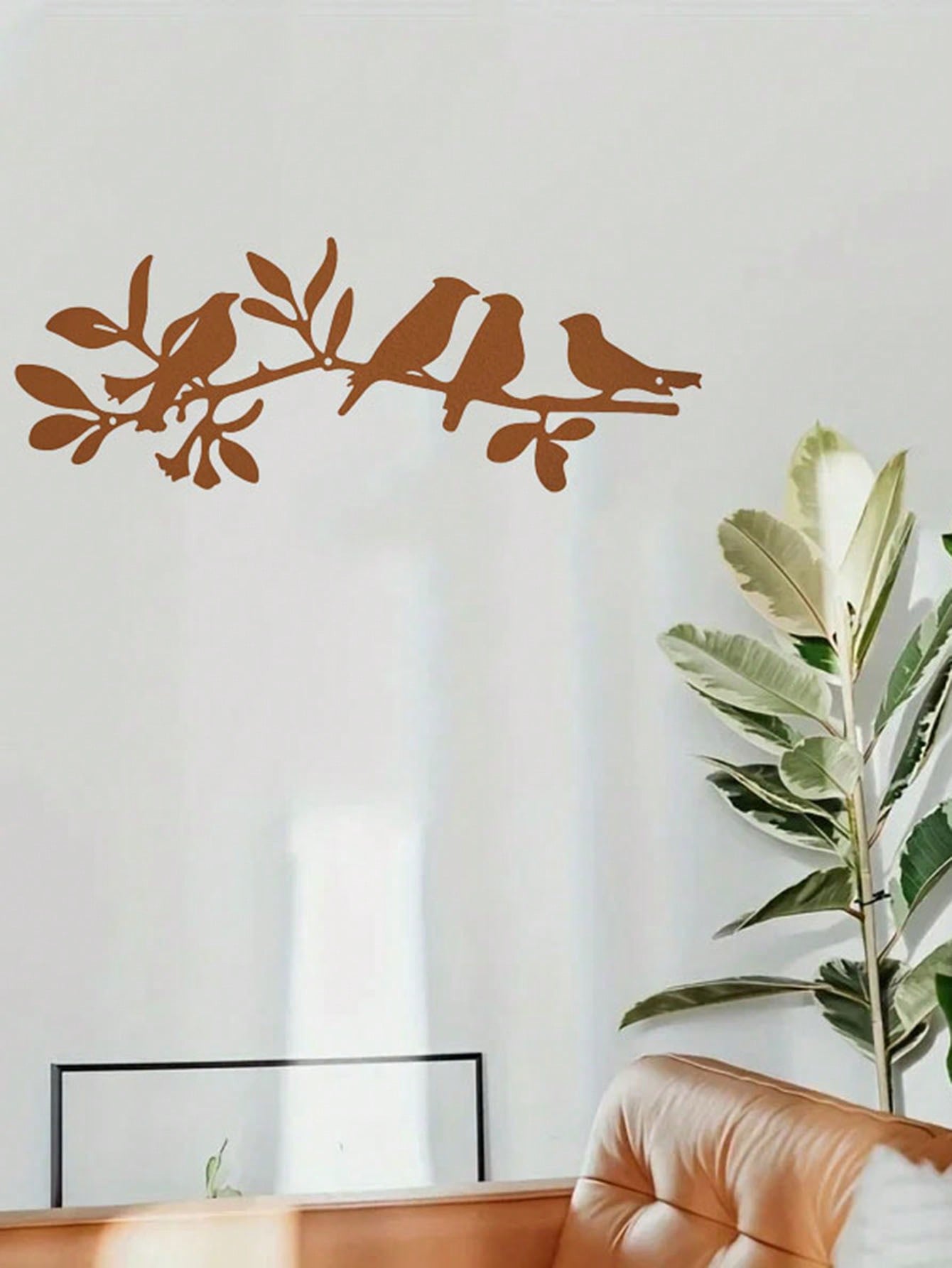 1 Pc Animal Bird Decorative Metal Wall Decoration, Charming Interior Decoration, Suitable For Various Scenes Such As Bedroom, Living Room Study, Etc., Adding Artistic Charm To The Space, And Is A Great Gift Choice.