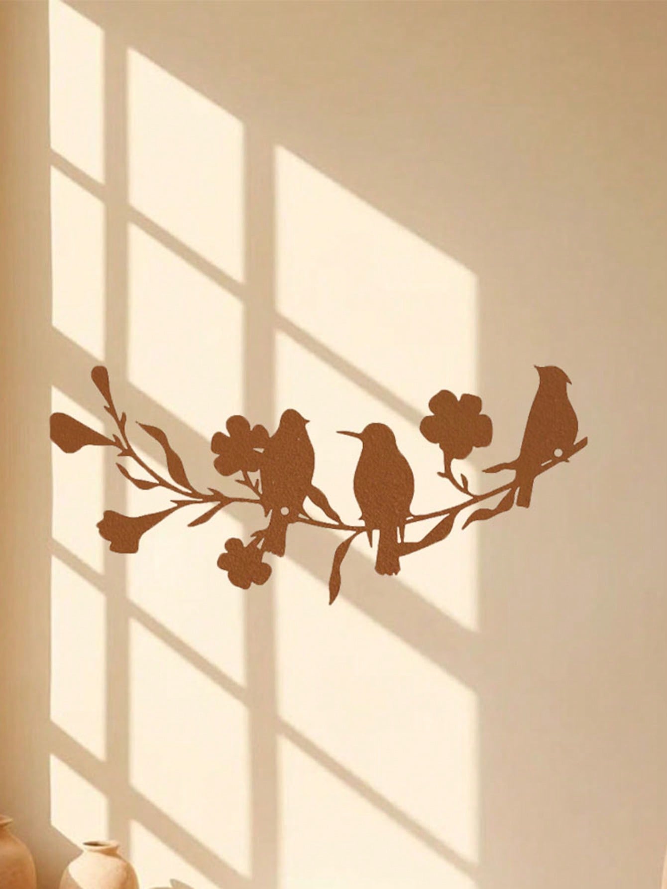 1 Pc Animal Bird Decorative Metal Wall Decoration, Charming Interior Decoration, Suitable For Various Scenes Such As Bedroom, Living Room Study, Etc., Adding Artistic Charm To The Space, And Is A Great Gift Choice.