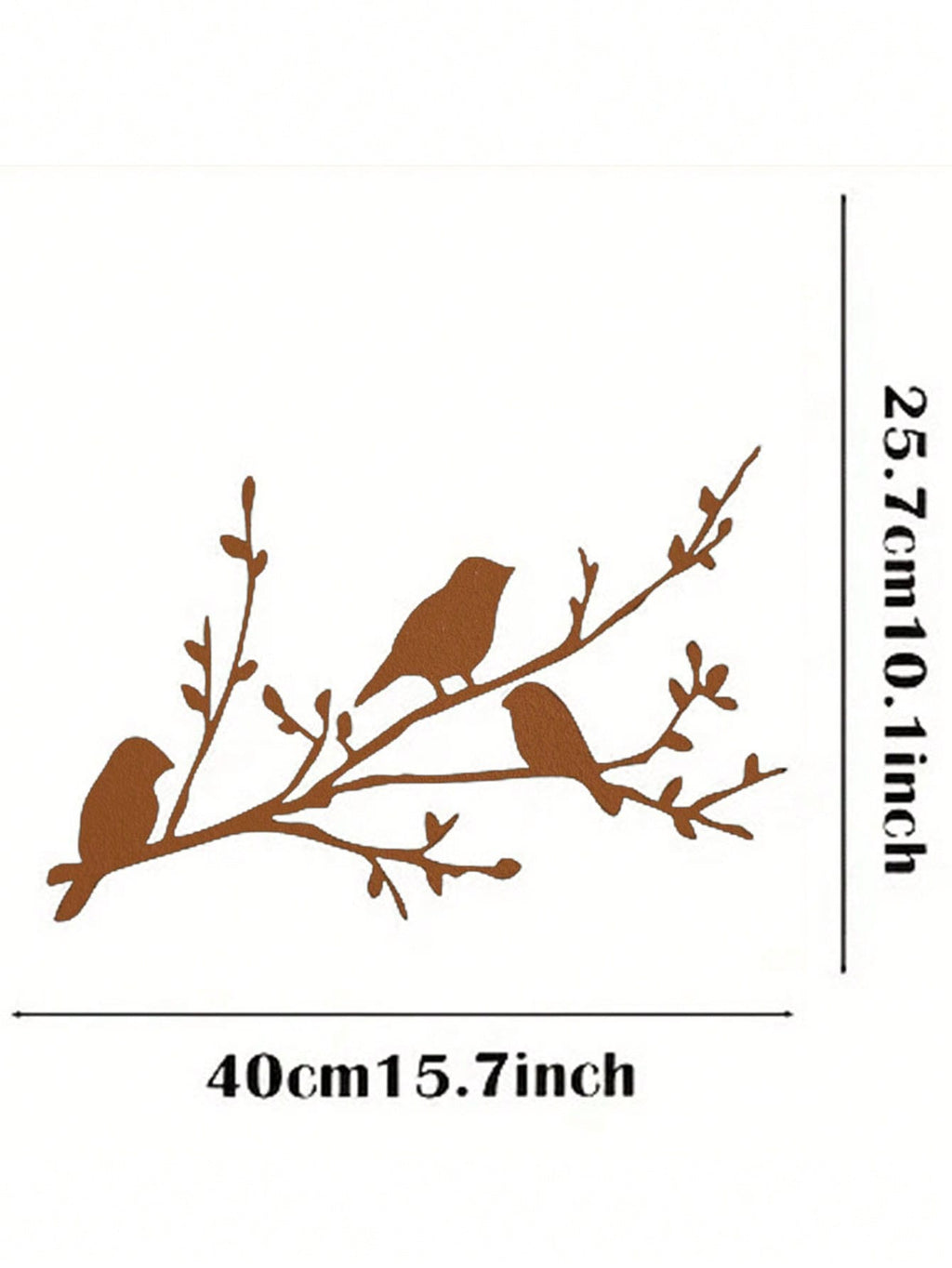 1 Pc Animal Bird Decorative Metal Wall Decoration, Charming Interior Decoration, Suitable For Various Scenes Such As Bedroom, Living Room Study, Etc., Adding Artistic Charm To The Space, And Is A Great Gift Choice.