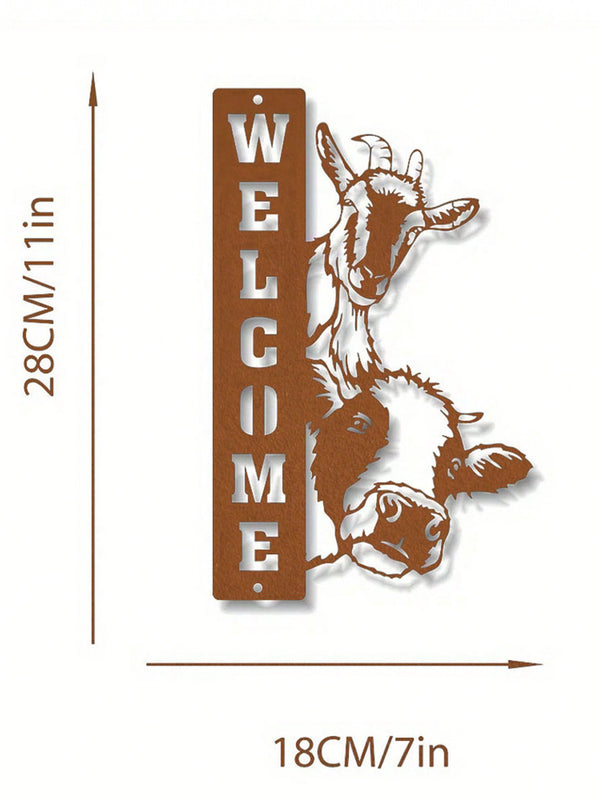 1 Pc Animal Bird Decorative Metal Wall Decoration, Charming Interior Decoration, Suitable For Various Scenes Such As Bedroom, Living Room Study, Etc., Adding Artistic Charm To The Space, And Is A Great Gift Choice.