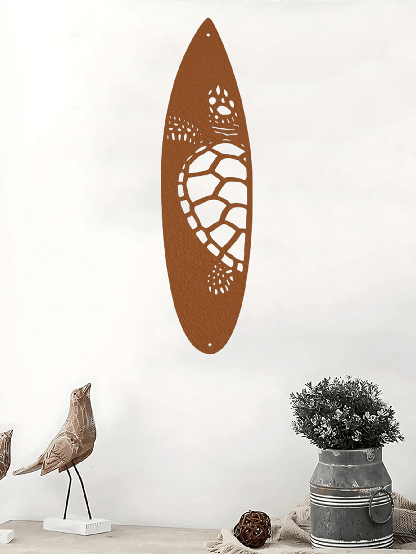 1 Pc Animal Bird Decorative Metal Wall Decoration, Charming Interior Decoration, Suitable For Various Scenes Such As Bedroom, Living Room Study, Etc., Adding Artistic Charm To The Space, And Is A Great Gift Choice.