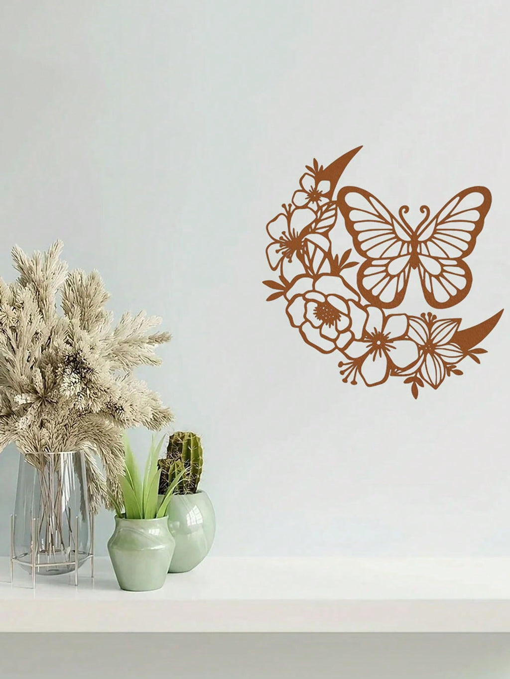 1 Pc Animal Bird Decorative Metal Wall Decoration, Charming Interior Decoration, Suitable For Various Scenes Such As Bedroom, Living Room Study, Etc., Adding Artistic Charm To The Space, And Is A Great Gift Choice.
