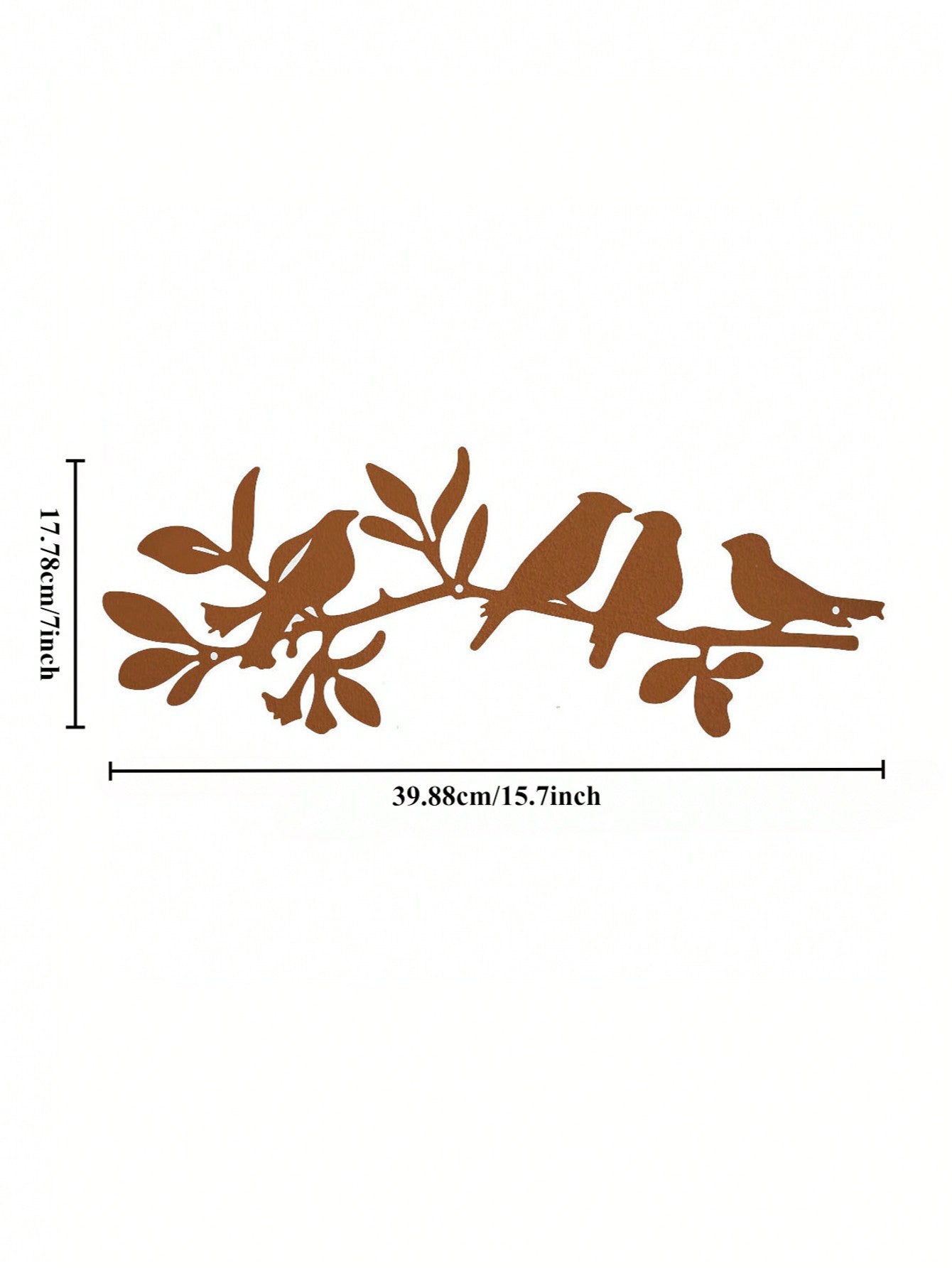 1 Pc Animal Bird Decorative Metal Wall Decoration, Charming Interior Decoration, Suitable For Various Scenes Such As Bedroom, Living Room Study, Etc., Adding Artistic Charm To The Space, And Is A Great Gift Choice.
