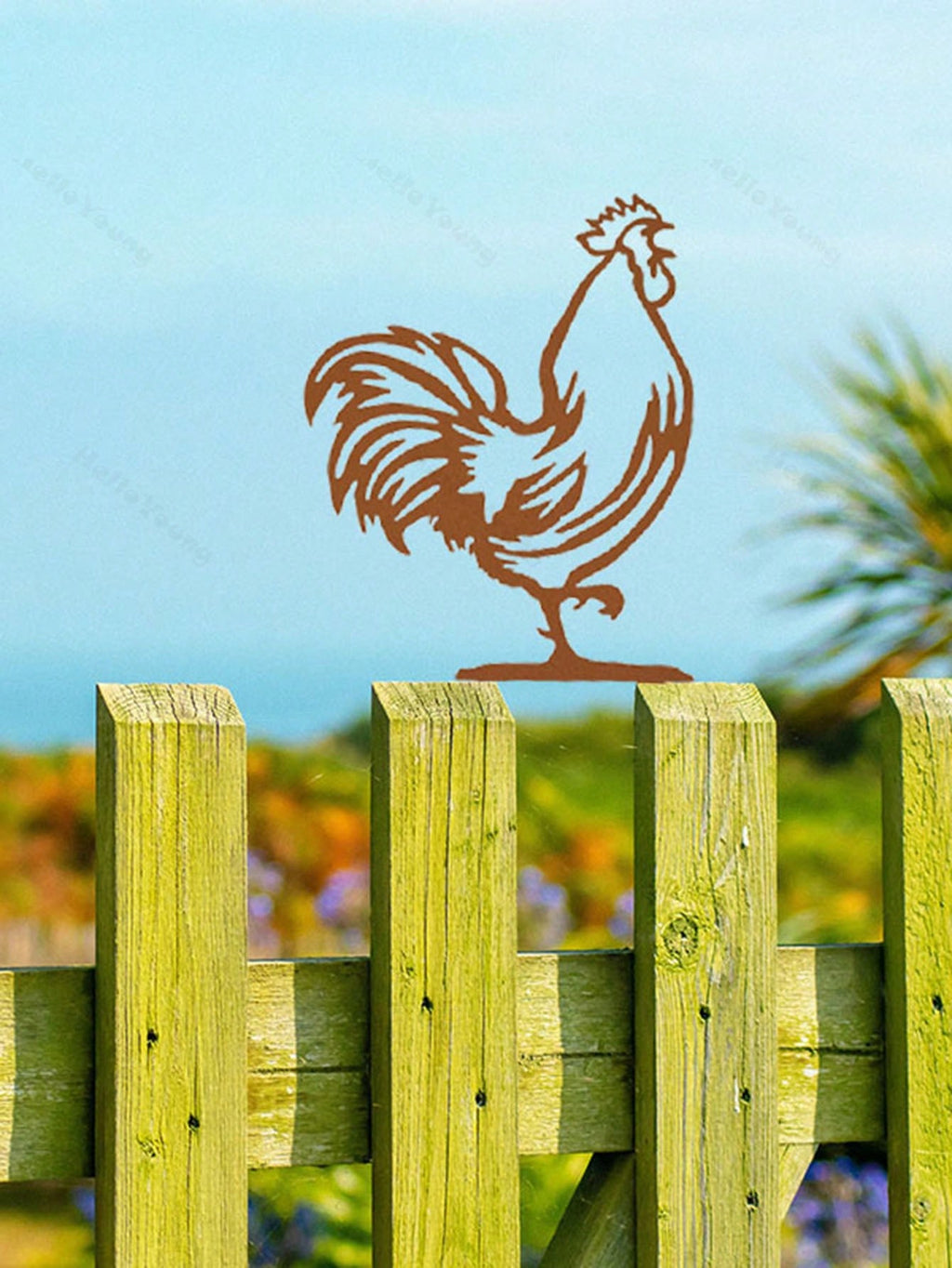 1 metal floor plug, suitable for animals and plants: create a garden art atmosphere, suitable for various spaces such as courtyards and gardens, exquisite garden decoration