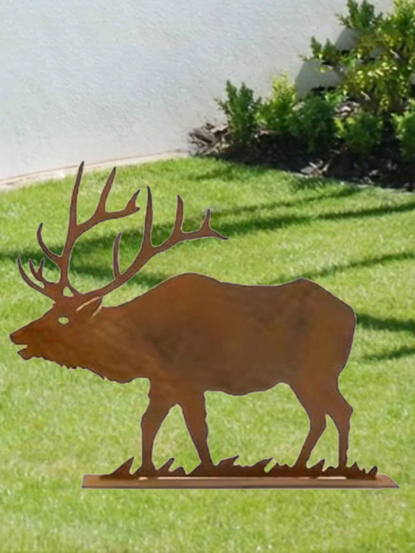 1 metal floor plug, suitable for animals and plants: create a garden art atmosphere, suitable for various spaces such as courtyards and gardens, exquisite garden decoration