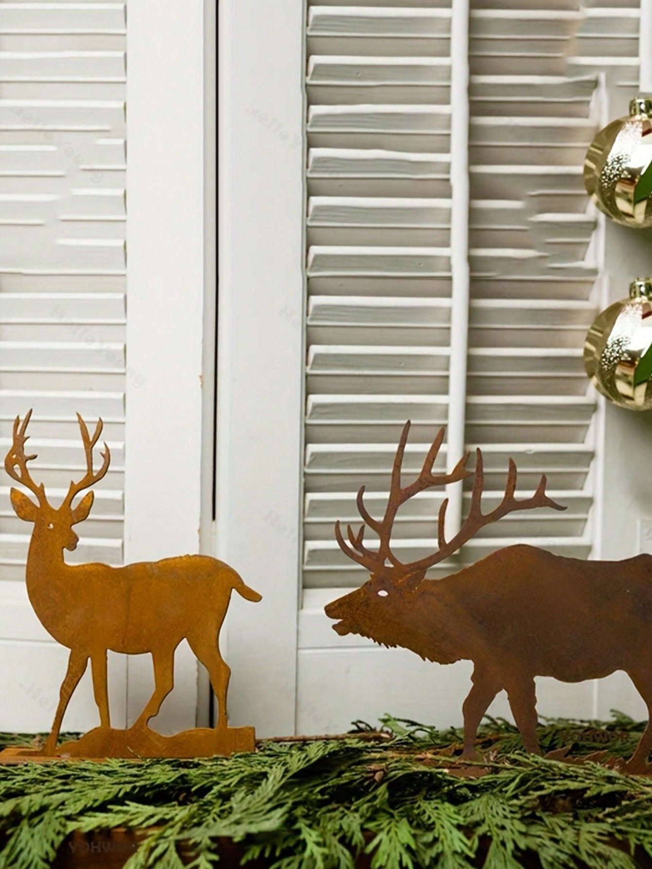 1 metal floor plug, suitable for animals and plants: create a garden art atmosphere, suitable for various spaces such as courtyards and gardens, exquisite garden decoration