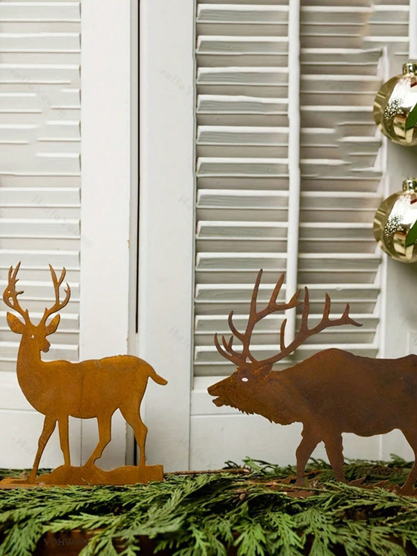 1 metal floor plug, suitable for animals and plants: create a garden art atmosphere, suitable for various spaces such as courtyards and gardens, exquisite garden decoration