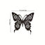1 Piece Butterfly Shape Metal Ground Plug Decoration, Suitable For A Variety Of Outdoor Scenes Such As Courtyards, Gardens, Lawns, Etc. Metal Ground Plug Decoration, Metal Garden Decoration.