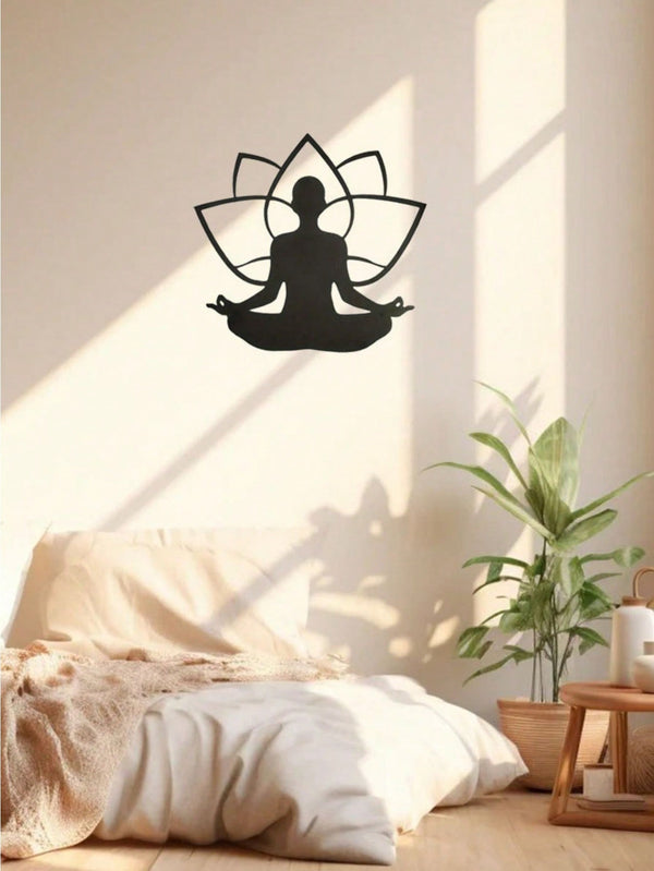 1 PC Black Metal Fashionable Wall Decor, Illuminating The Aesthetic Corners Of Living Room And Bedroom, Selected Home Goodies