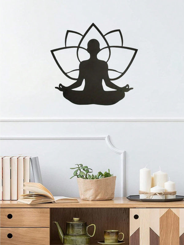 1 PC Black Metal Fashionable Wall Decor, Illuminating The Aesthetic Corners Of Living Room And Bedroom, Selected Home Goodies