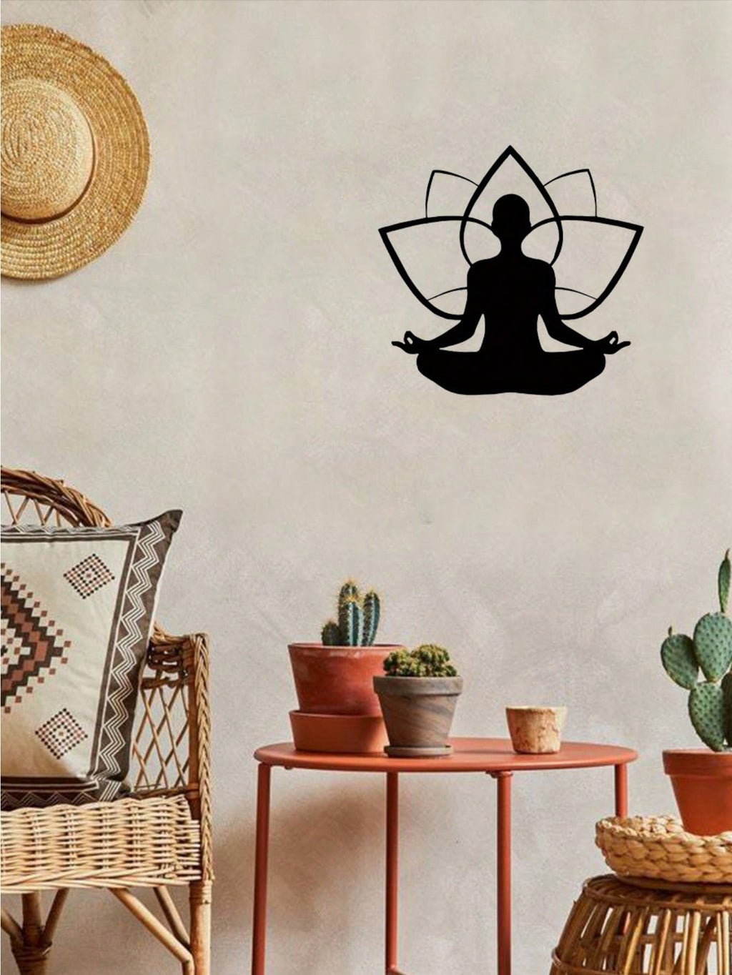 1 PC Black Metal Fashionable Wall Decor, Illuminating The Aesthetic Corners Of Living Room And Bedroom, Selected Home Goodies