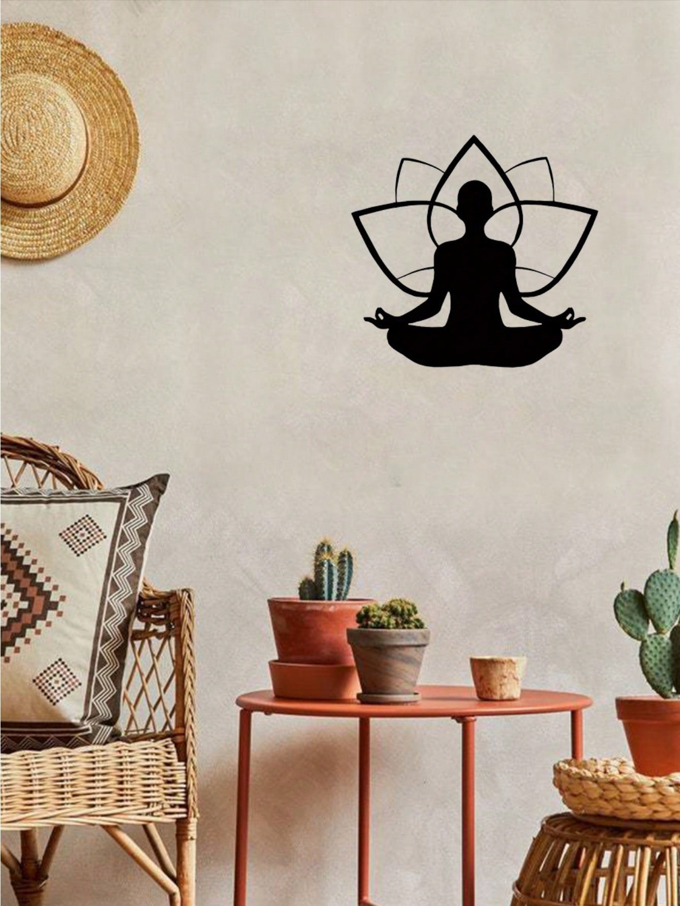 1 PC Black Metal Fashionable Wall Decor, Illuminating The Aesthetic Corners Of Living Room And Bedroom, Selected Home Goodies
