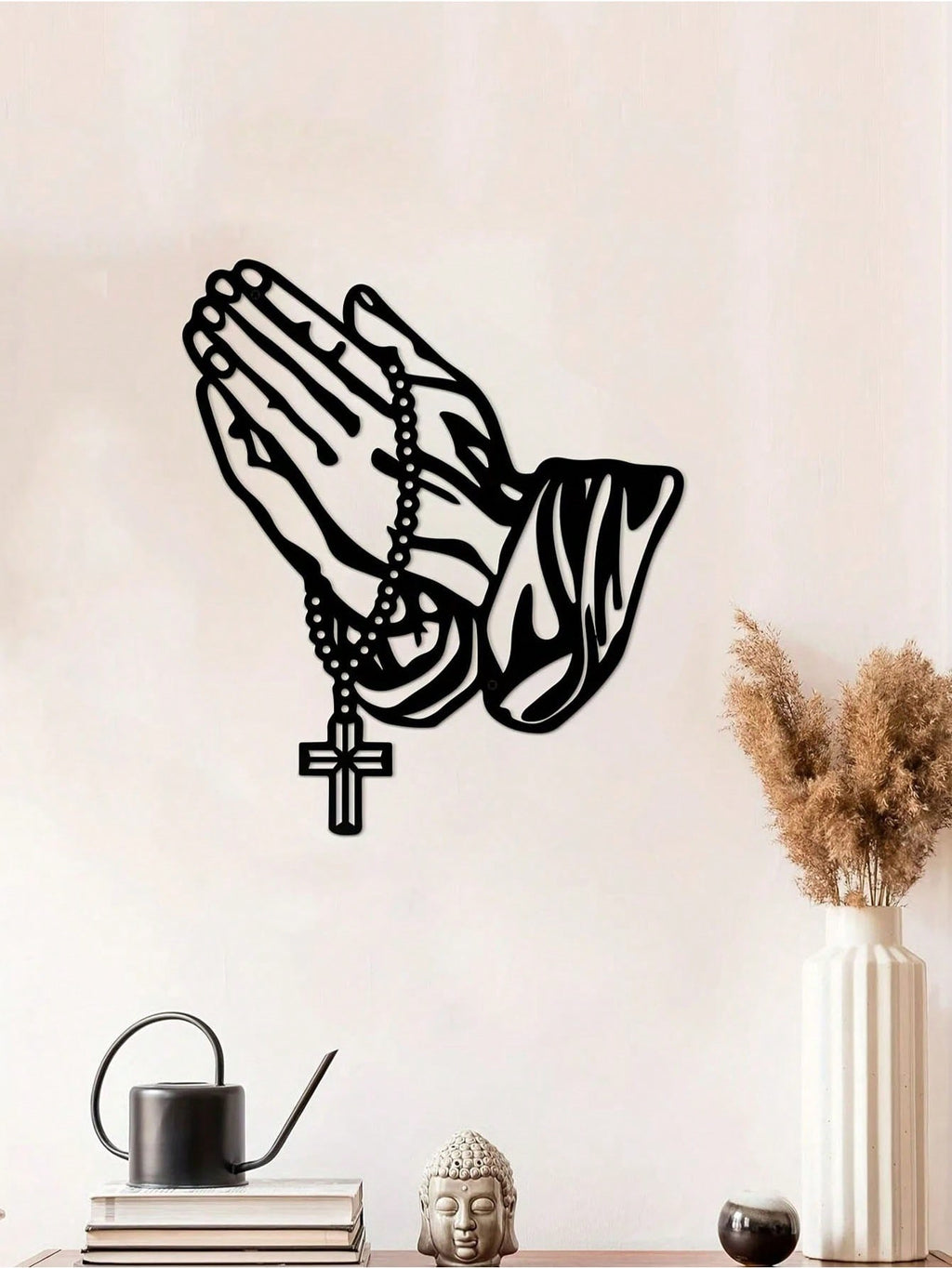 1 PC Black Metal Fashionable Wall Decor, Illuminating The Aesthetic Corners Of Living Room And Bedroom, Selected Home Goodies