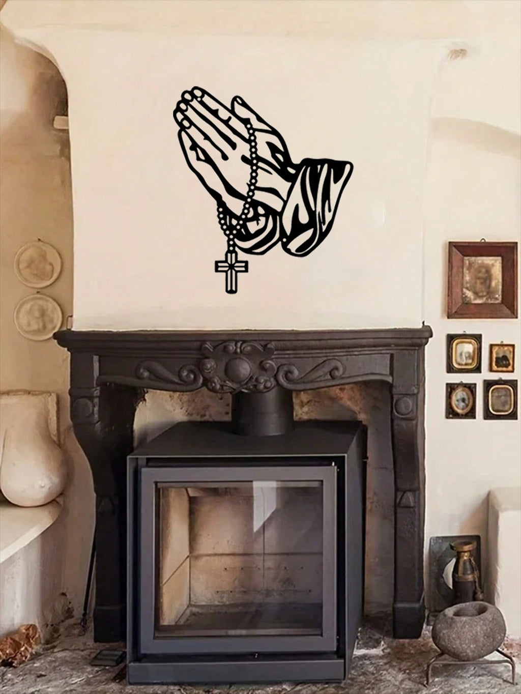 1 PC Black Metal Fashionable Wall Decor, Illuminating The Aesthetic Corners Of Living Room And Bedroom, Selected Home Goodies