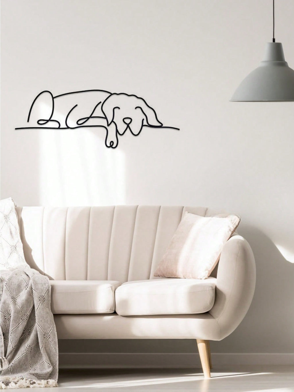 1 Pc Of Black Metal Puppy Wall Decor, Along With The Wall Decorations For The Living Room And Bedroom, Can Be Excellent Choices For Festival Gifts.