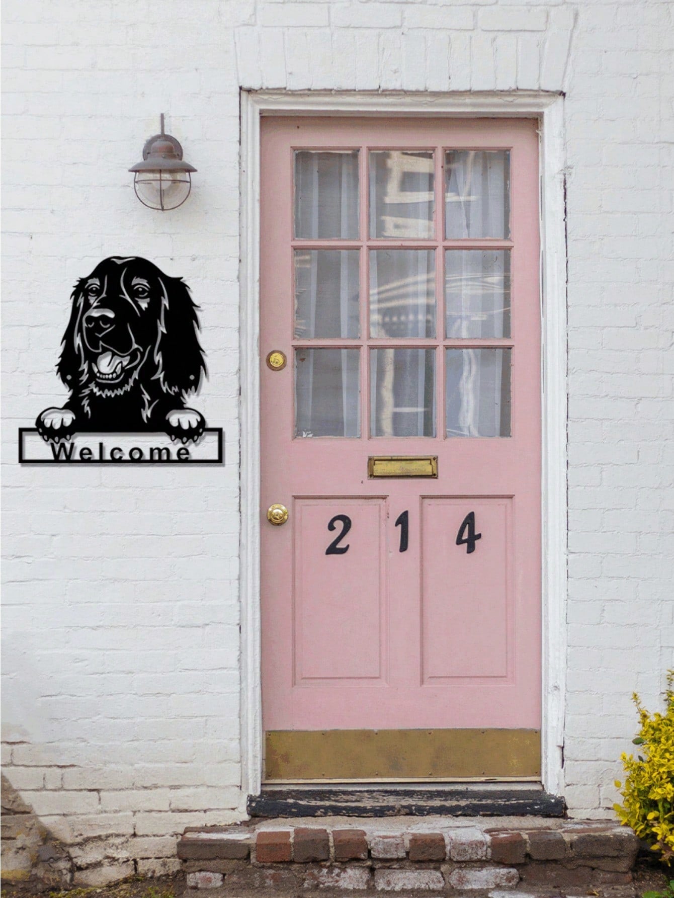 1 PC Cozy Home Accent: Charming Black Metal Puppy - Shaped Wall Decor For Living & Bedroom