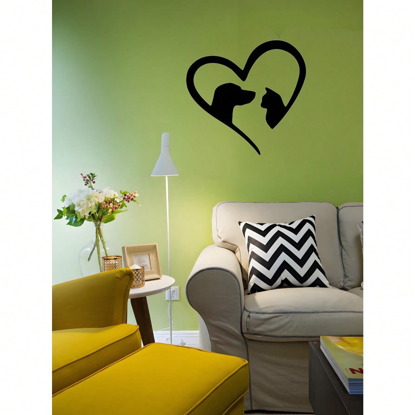 1 PC Cozy Home Accent: Charming Black Metal Puppy - Shaped Wall Decor For Living & Bedroom