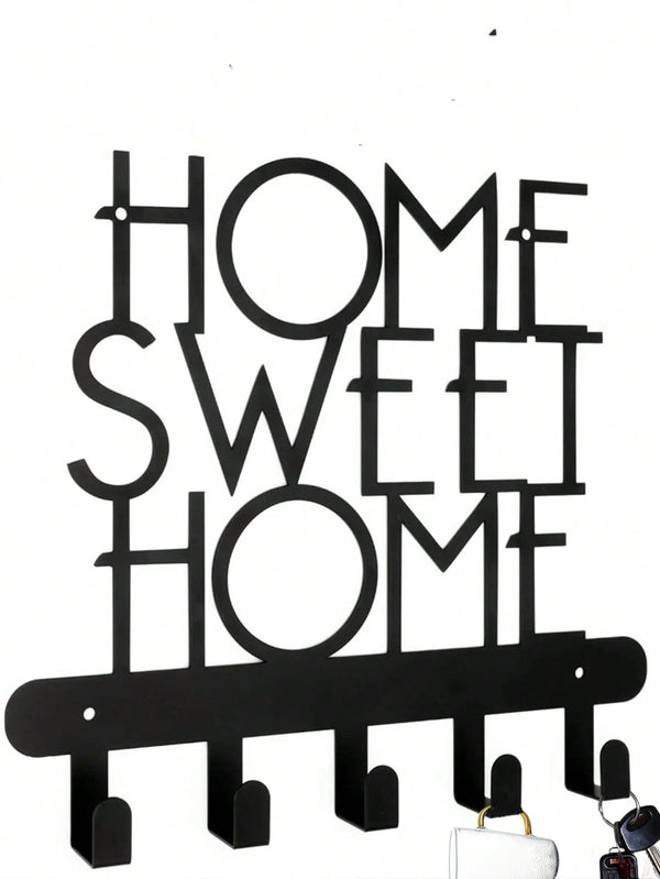 1 Retro Black Metal Mug Hook: Intimate Family Gifts, Indoor Home Decor Essentials for Cozy Living Rooms and Bedrooms, Glamorous Hanging Ornaments