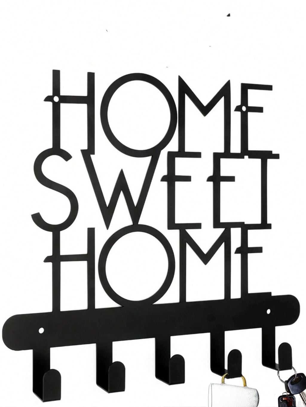 1 Retro Black Metal Mug Hook: Intimate Family Gifts, Indoor Home Decor Essentials for Cozy Living Rooms and Bedrooms, Glamorous Hanging Ornaments