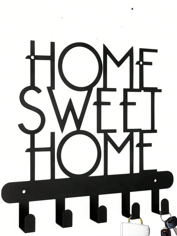 1 Retro Black Metal Mug Hook: Intimate Family Gifts, Indoor Home Decor Essentials for Cozy Living Rooms and Bedrooms, Glamorous Hanging Ornaments