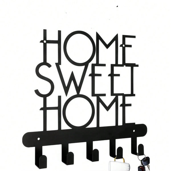 1 Retro Black Metal Mug Hook: Intimate Family Gifts, Indoor Home Decor Essentials for Cozy Living Rooms and Bedrooms, Glamorous Hanging Ornaments