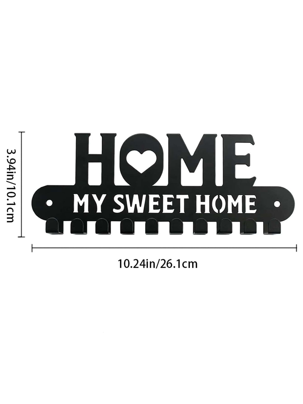 1 Retro Black Metal Mug Hook: Intimate Family Gifts, Indoor Home Decor Essentials for Cozy Living Rooms and Bedrooms, Glamorous Hanging Ornaments
