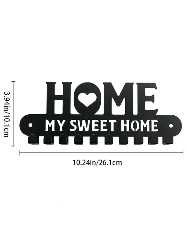 1 Retro Black Metal Mug Hook: Intimate Family Gifts, Indoor Home Decor Essentials for Cozy Living Rooms and Bedrooms, Glamorous Hanging Ornaments