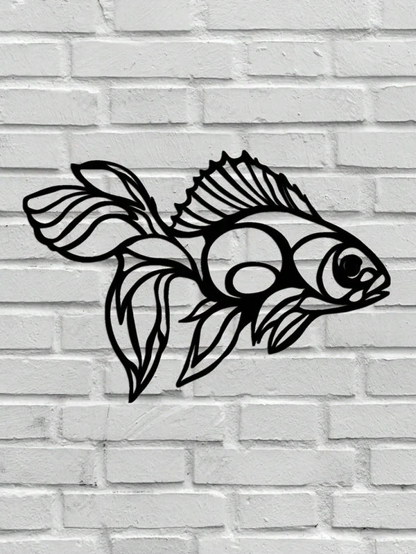 1 piece carp metal wall decoration, interior home decoration pendant. Birthday graduation gift.