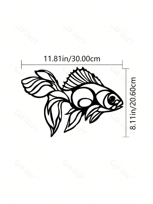 1 piece carp metal wall decoration, interior home decoration pendant. Birthday graduation gift.