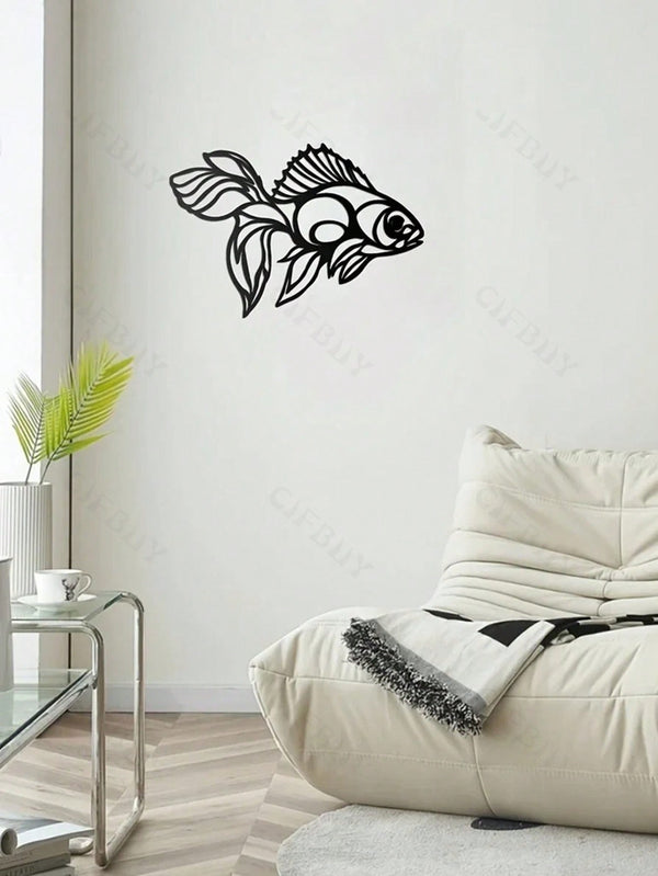 1 piece carp metal wall decoration, interior home decoration pendant. Birthday graduation gift.
