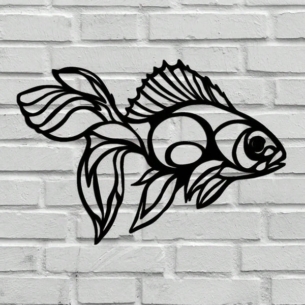 1 piece carp metal wall decoration, interior home decoration pendant. Birthday graduation gift.