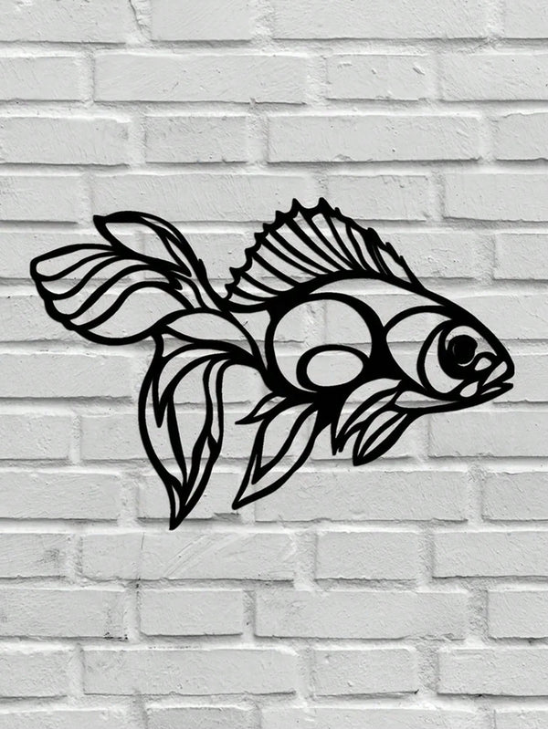 1 piece carp metal wall decoration, interior home decoration pendant. Birthday graduation gift.