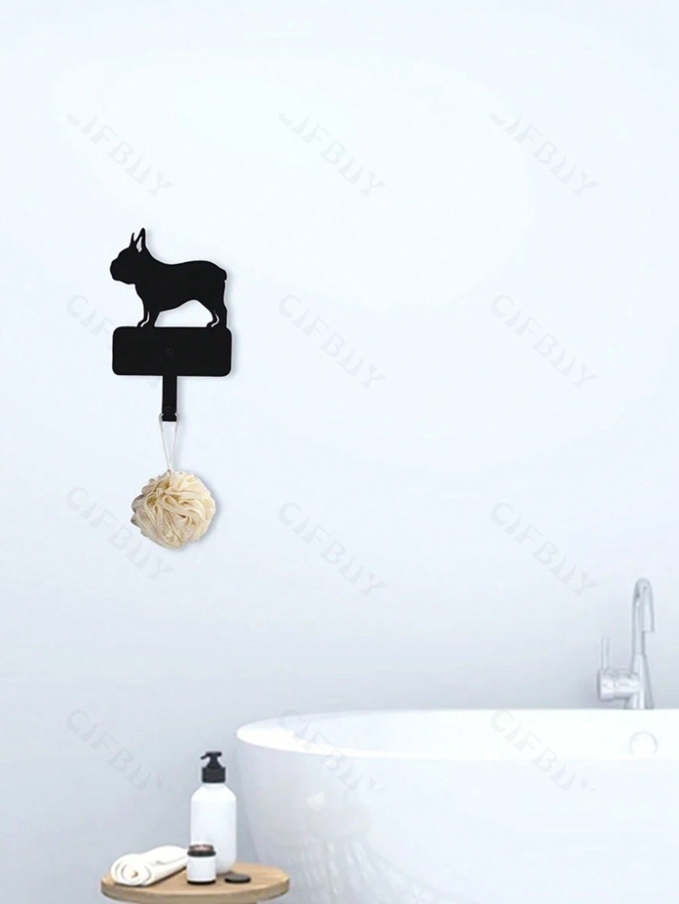 1 piece of high-quality home decoration black metal puppy series kitchen decoration kitchen utensils hooks, a must-have for keeping the kitchen clean and orderly