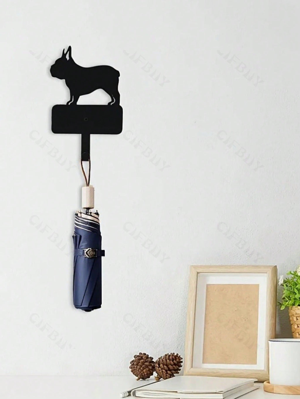1 piece of high-quality home decoration black metal puppy series kitchen decoration kitchen utensils hooks, a must-have for keeping the kitchen clean and orderly