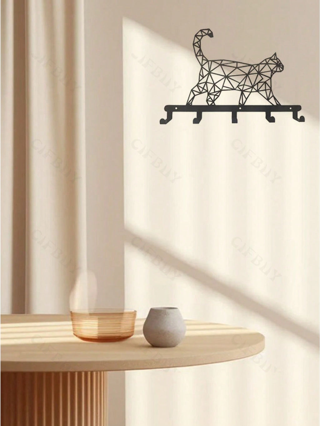 1 piece of high-quality home decoration black metal puppy series kitchen decoration kitchen utensils hooks, a must-have for keeping the kitchen clean and orderly