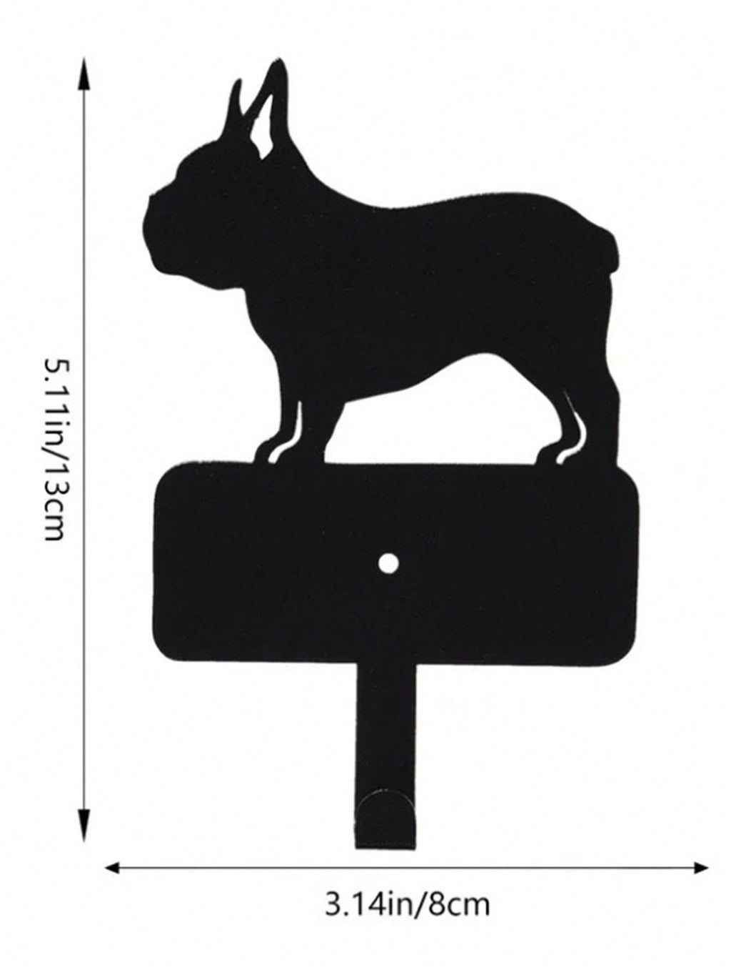 1 piece of high-quality home decoration black metal puppy series kitchen decoration kitchen utensils hooks, a must-have for keeping the kitchen clean and orderly
