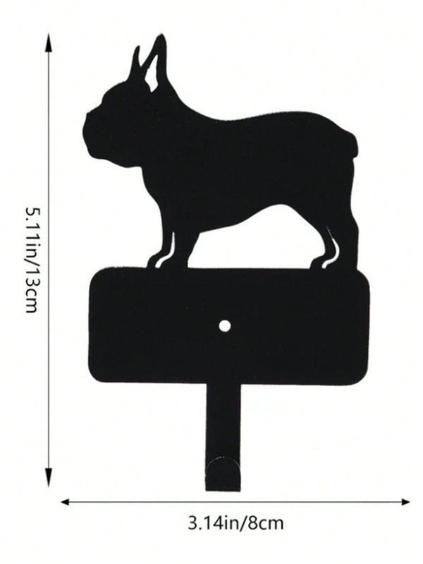 1 piece of high-quality home decoration black metal puppy series kitchen decoration kitchen utensils hooks, a must-have for keeping the kitchen clean and orderly