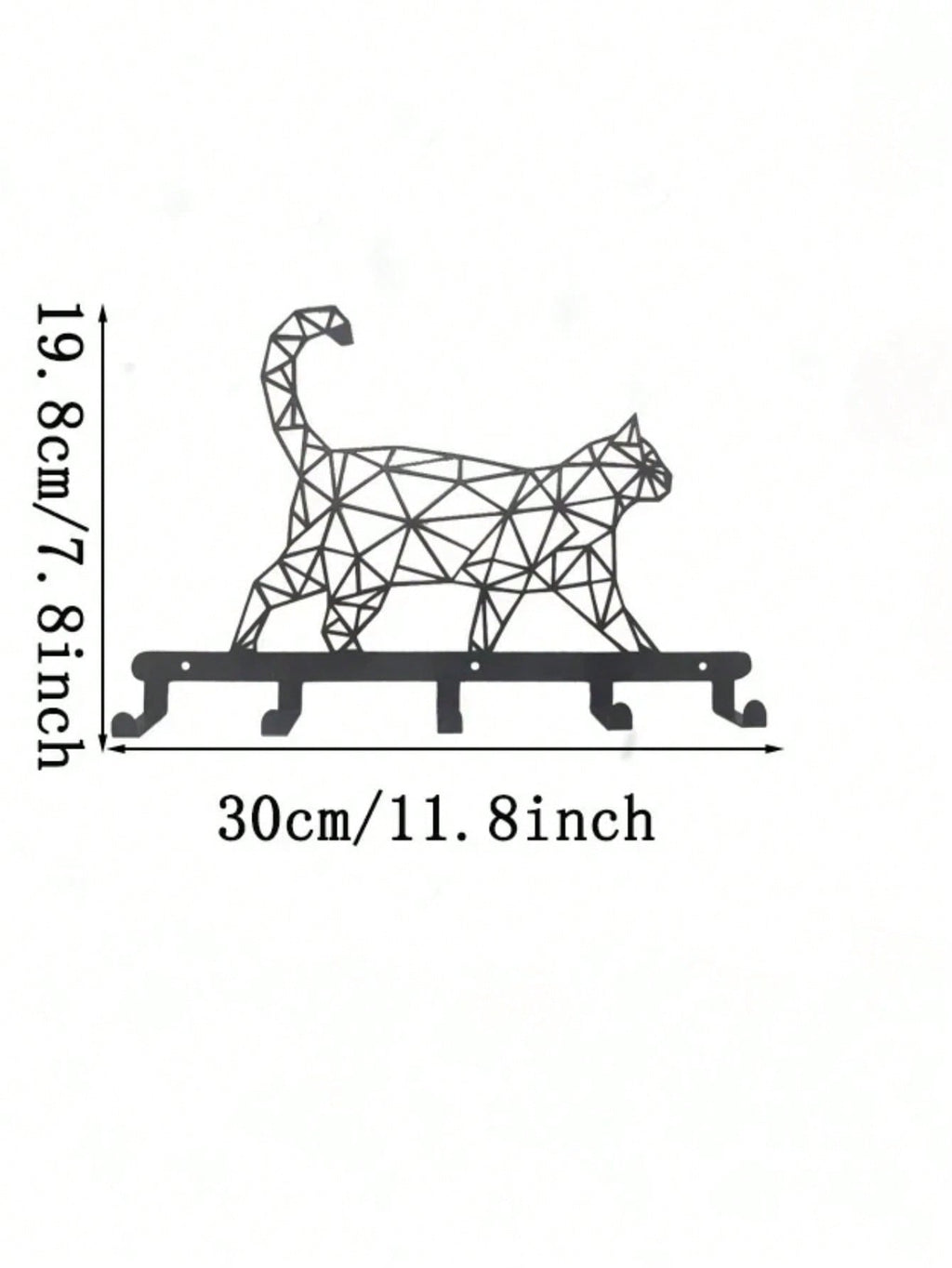 1 piece of high-quality home decoration black metal puppy series kitchen decoration kitchen utensils hooks, a must-have for keeping the kitchen clean and orderly