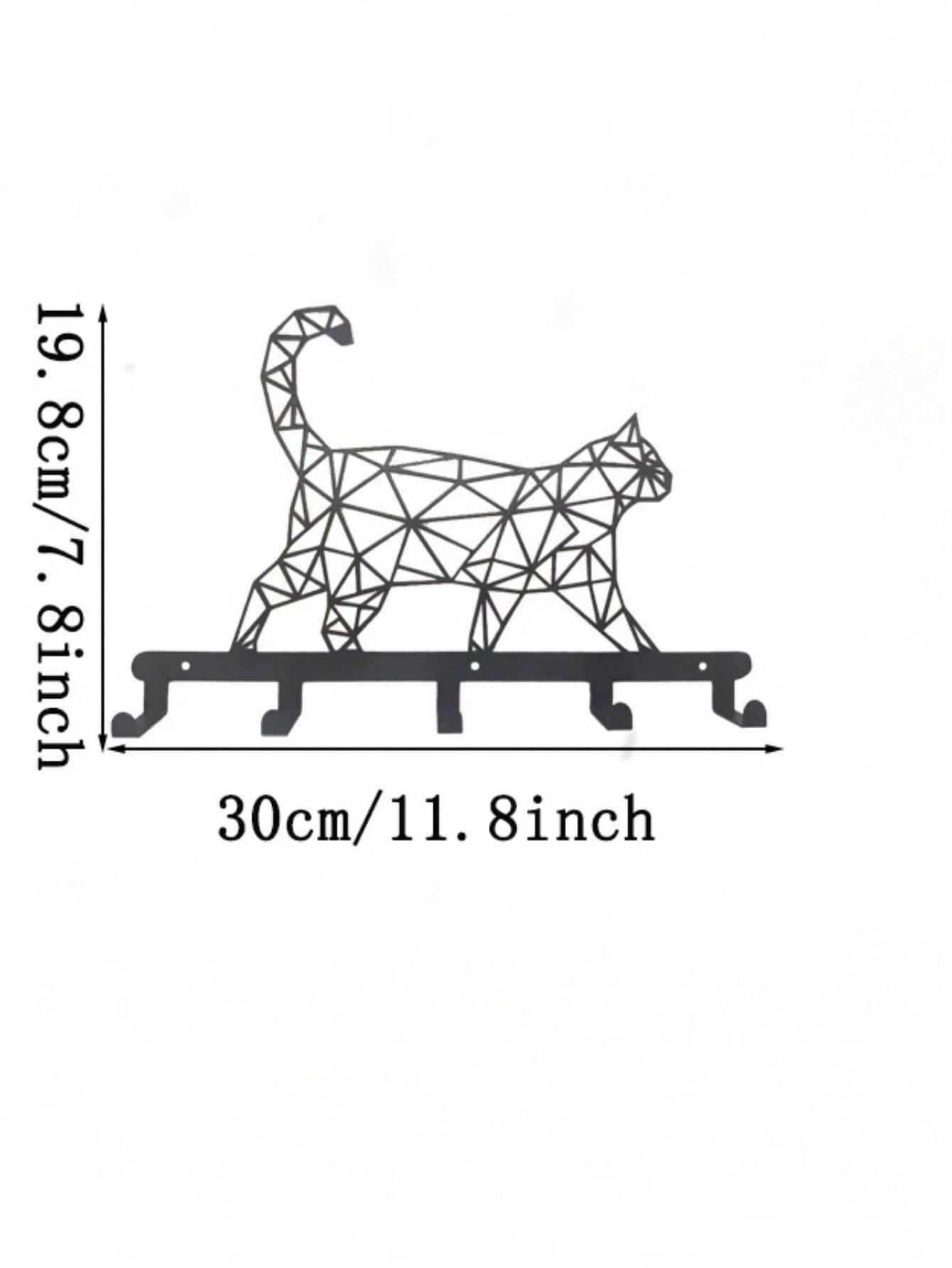 1 piece of high-quality home decoration black metal puppy series kitchen decoration kitchen utensils hooks, a must-have for keeping the kitchen clean and orderly