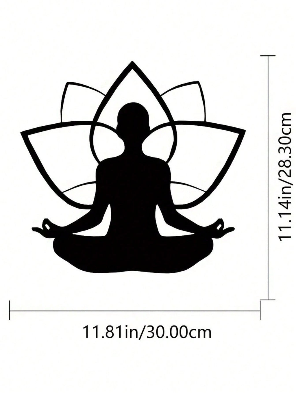 1 PC Black Metal Fashionable Wall Decor, Illuminating The Aesthetic Corners Of Living Room And Bedroom, Selected Home Goodies