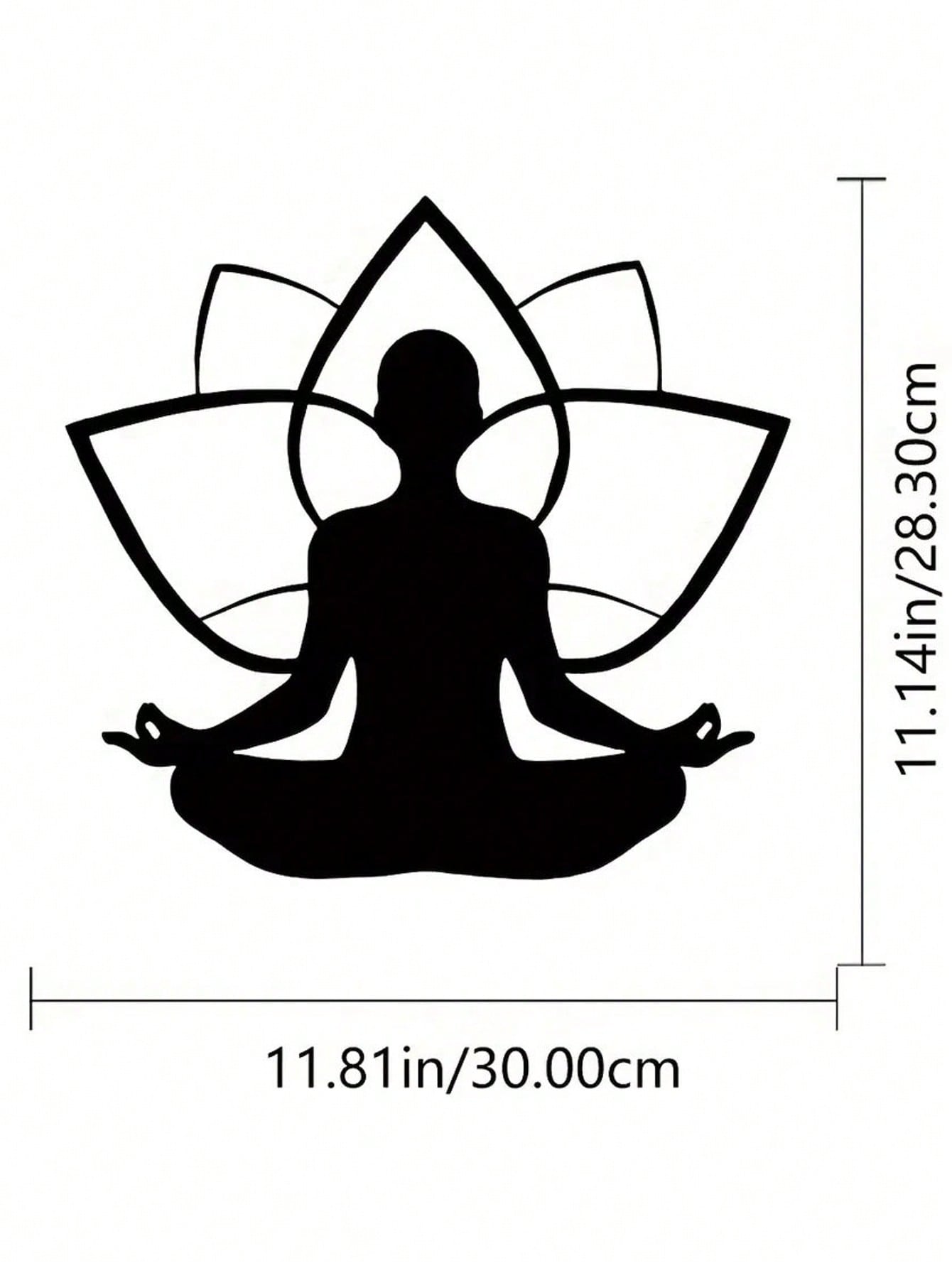 1 PC Black Metal Fashionable Wall Decor, Illuminating The Aesthetic Corners Of Living Room And Bedroom, Selected Home Goodies