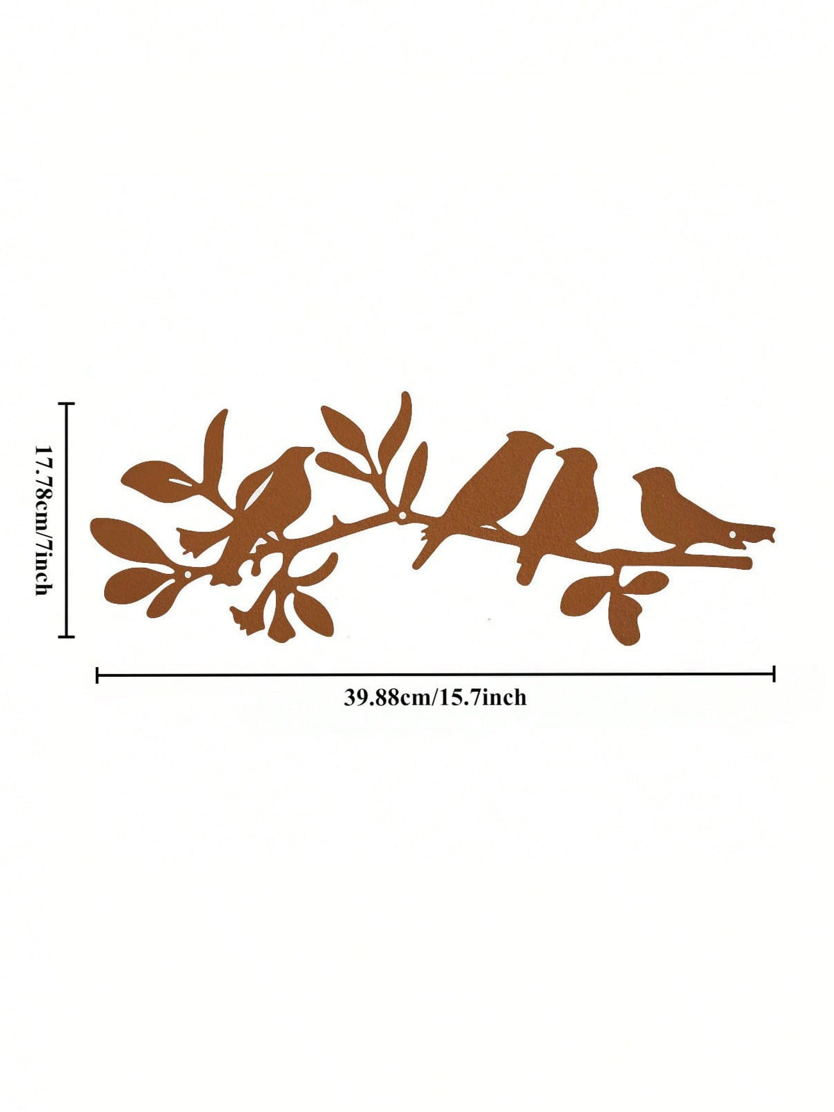1 Pc Animal Bird Decorative Metal Wall Decoration, Charming Interior Decoration, Suitable For Various Scenes Such As Bedroom, Living Room Study, Etc., Adding Artistic Charm To The Space, And Is A Great Gift Choice.
