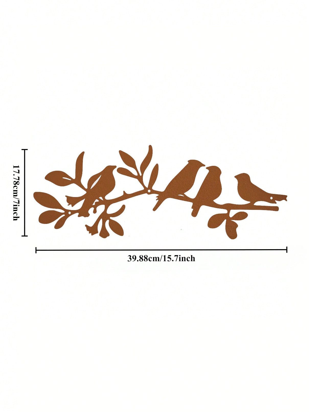 1 Pc Animal Bird Decorative Metal Wall Decoration, Charming Interior Decoration, Suitable For Various Scenes Such As Bedroom, Living Room Study, Etc., Adding Artistic Charm To The Space, And Is A Great Gift Choice.