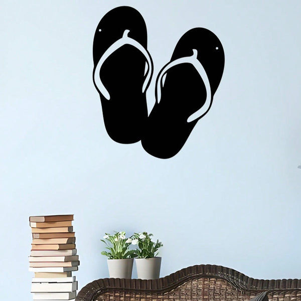 This "Charm Metal Beach Slippers Modeling Wall Decoration" is carefully carved from high-quality metal and has exquisite craftsmanship. It is suitable for seaside homestays, holiday villas, leisure-themed homes and other places.